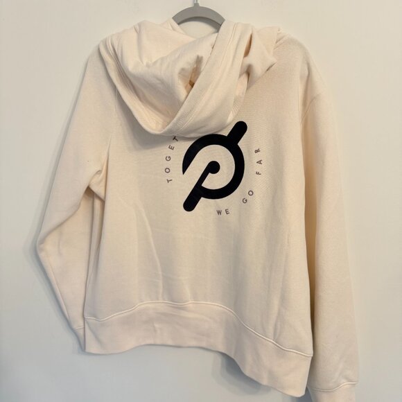 ⭐️ Peloton: Women’s Ivory & Navy Full-Zip Hoodie – Size XXL ⭐️ - Picture 6 of 6